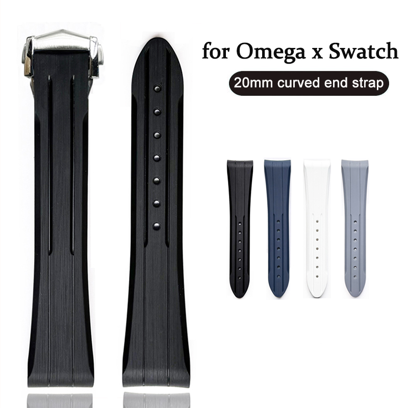 Omega Watch Speedmaster - Tali Karet 20Mm untuk Omega X