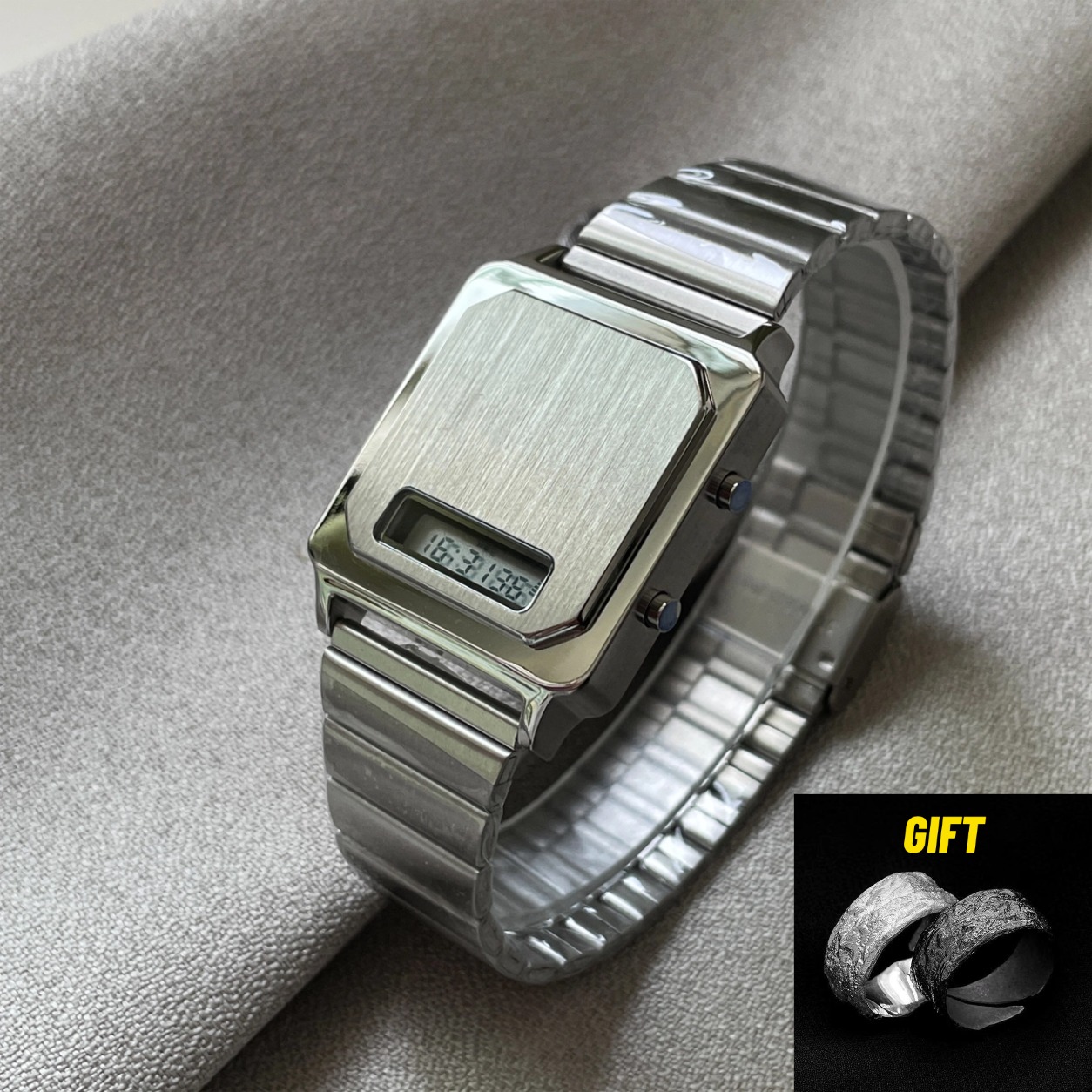 Luxury Watch Low Price - CILOA Jam Tangan Elektronik Persegi Baru