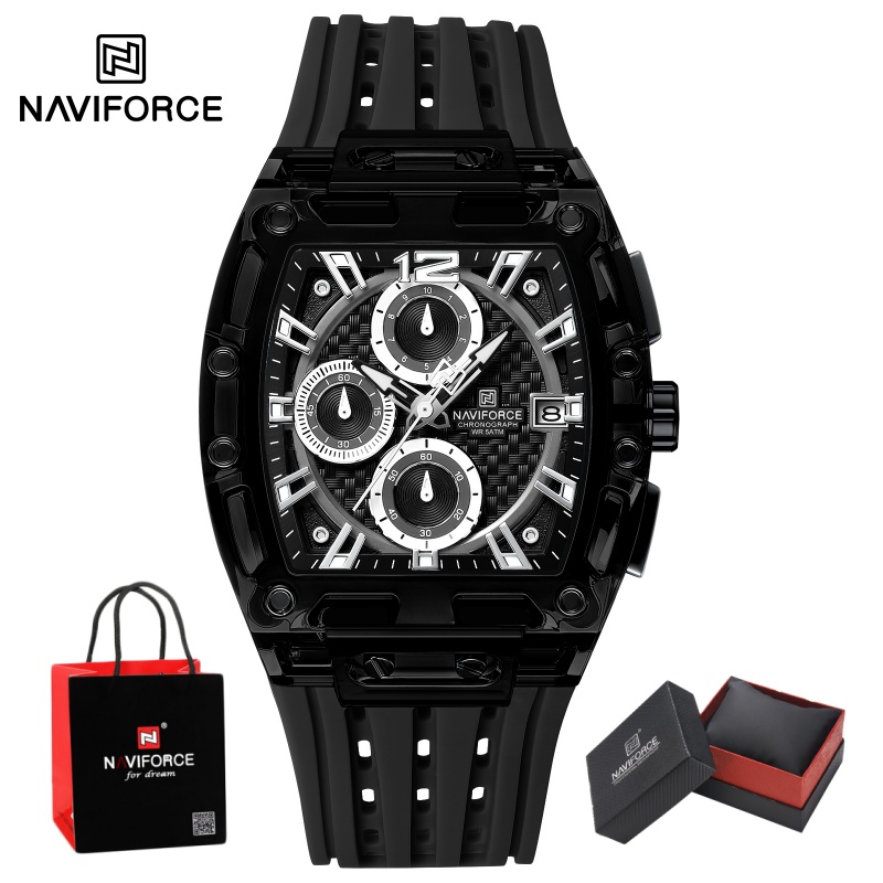 Luxury Watch Straps - Jam Tangan Pria NAVIFORCE 5ATM Tahan