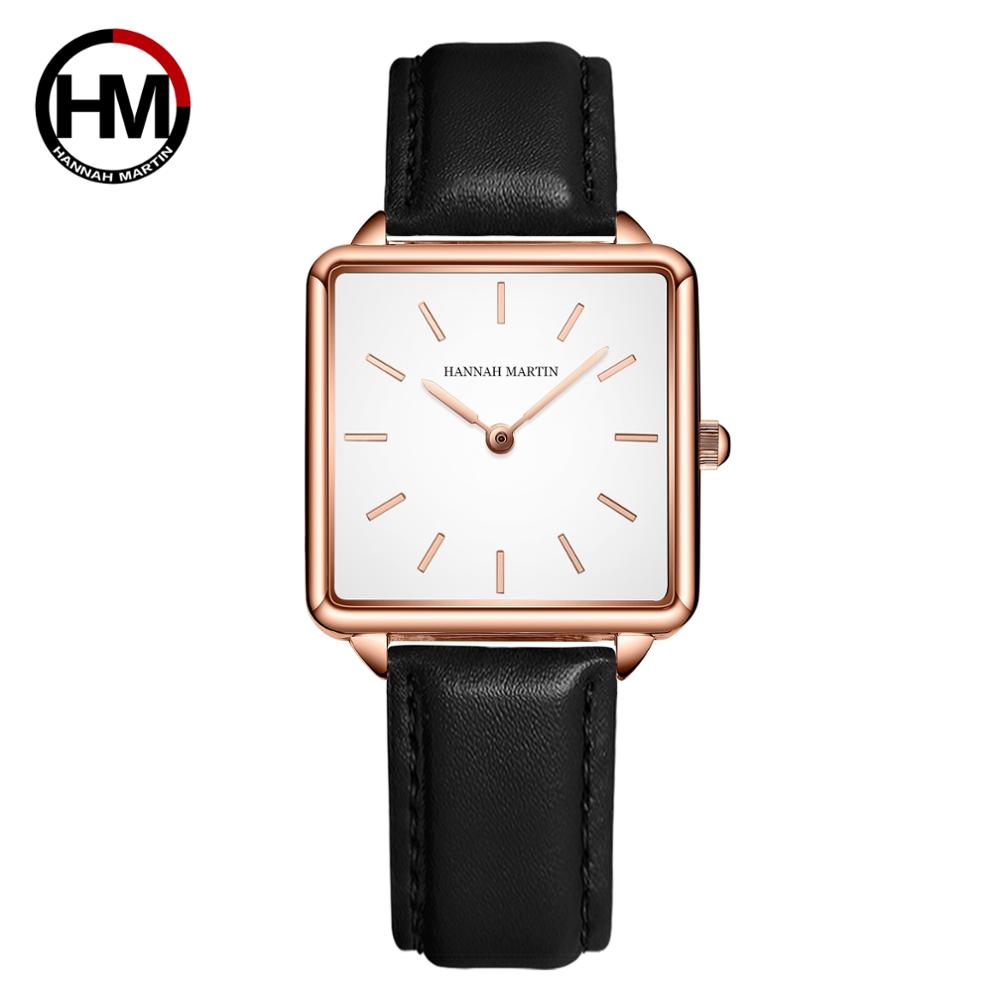 Luxury Watch Japanese - Tali Kulit Asli Gerakan Kuarsa Jepang