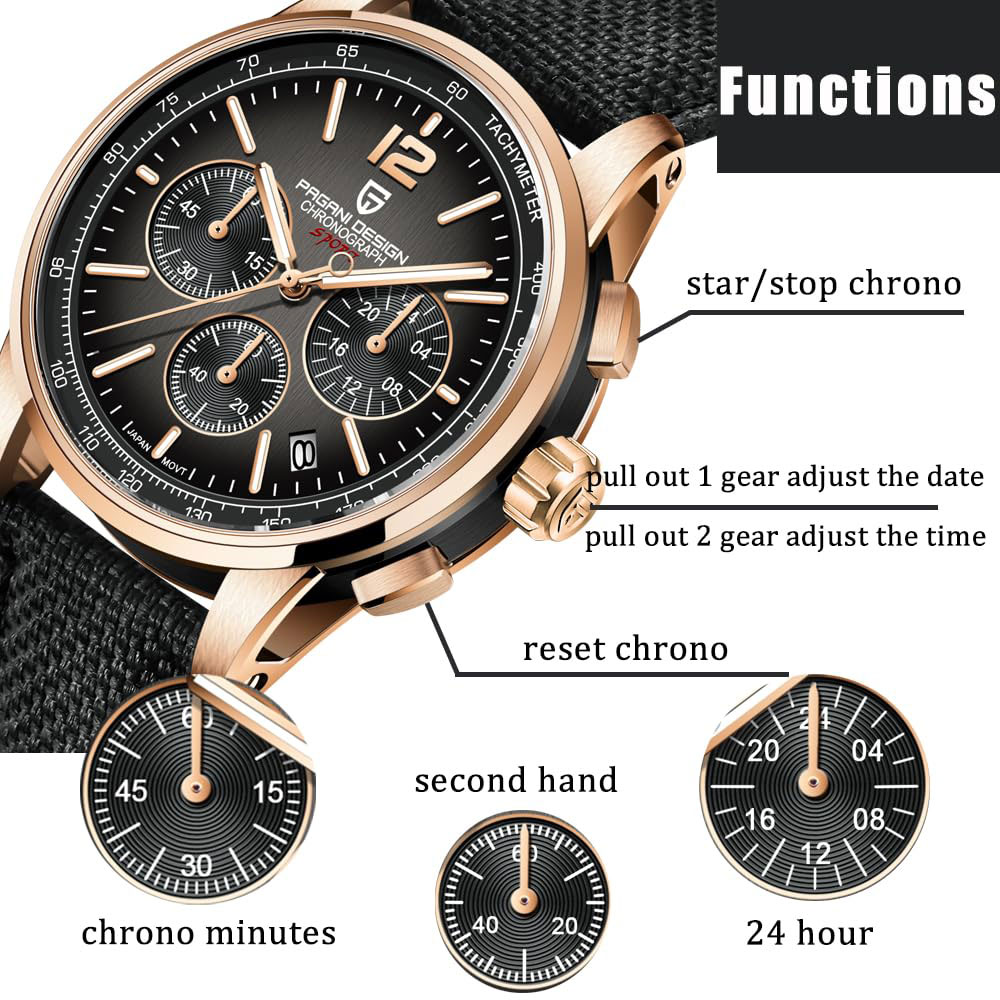 Luxury Watch Men - PAGANI DESIGN Jam Tangan Pria Baru