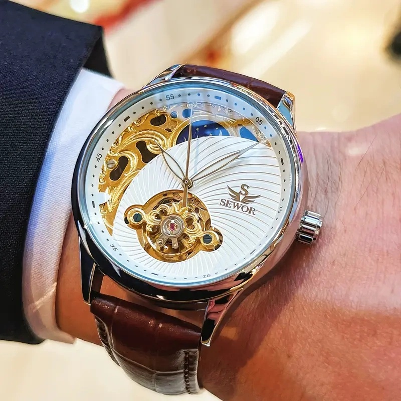 Luxury Watch It - Jam Tangan Mekanik Otomatis Pria Mewah