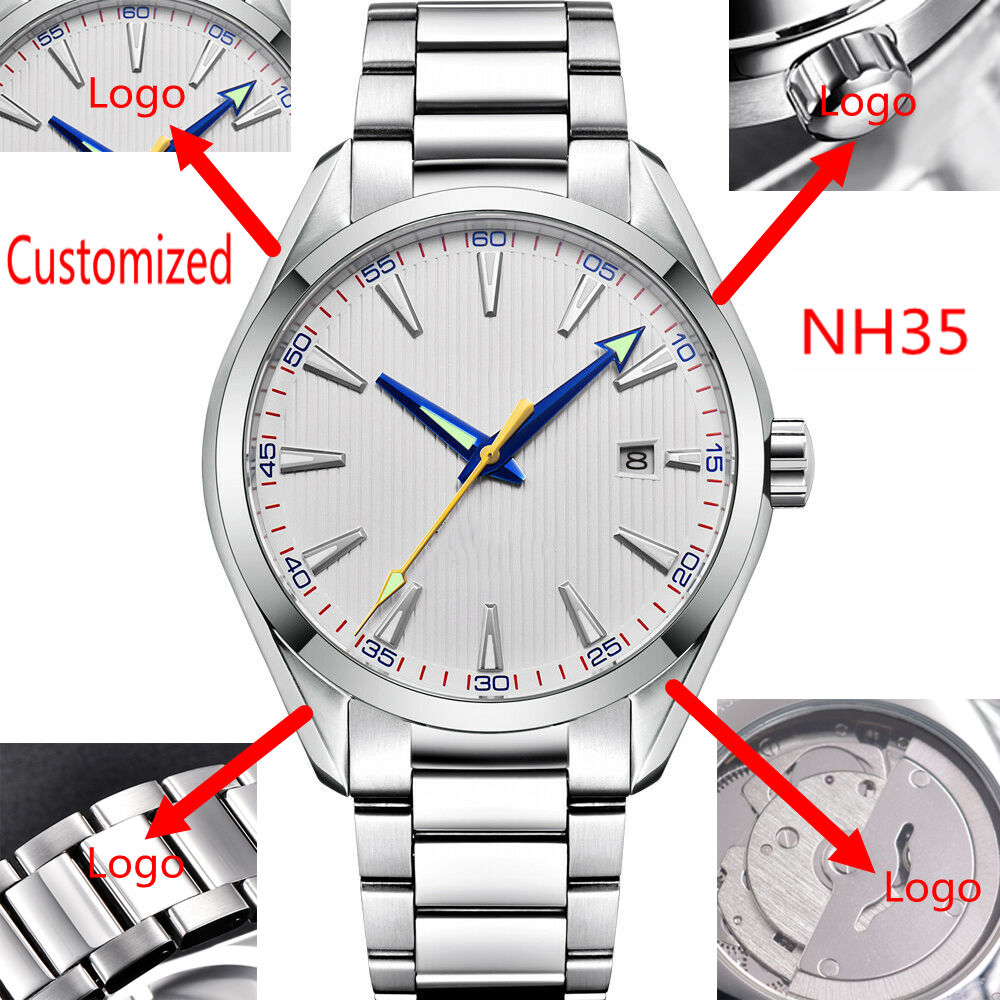 Luxury Watch Straps - Logo Kustom 41mm Jam Tangan Otomatis
