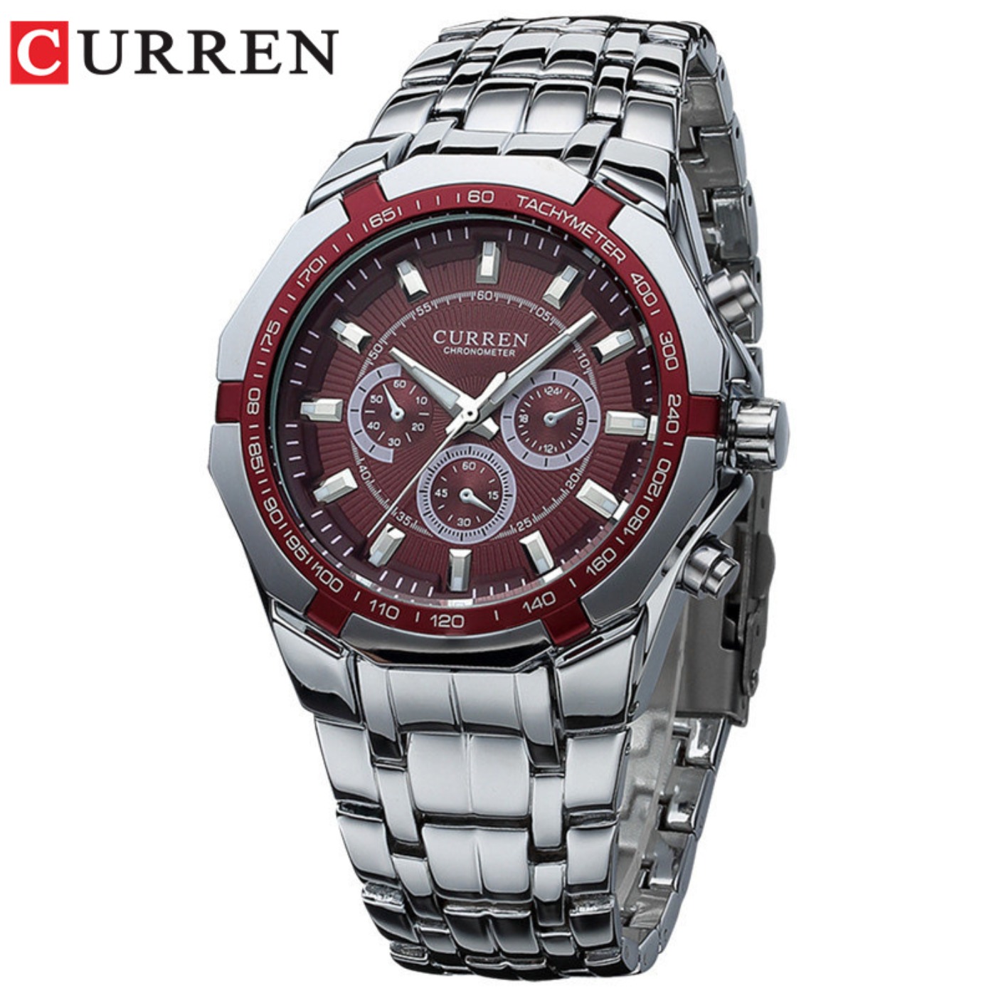 CURREN Jam Tangan Pria Olahrag - Luxury Watch Men ulasan dan harga