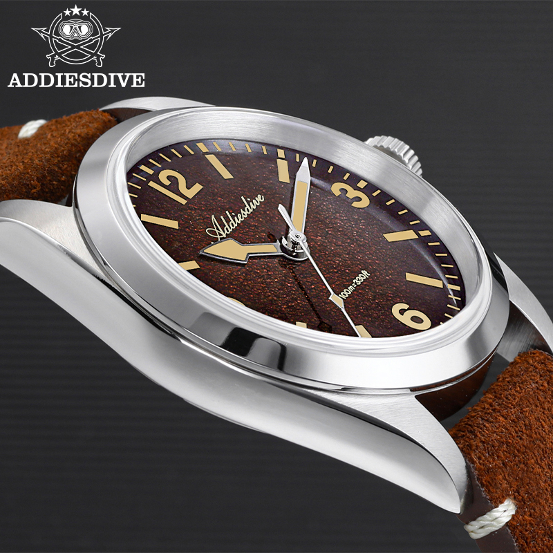 ADDIESDIVE Jam Tangan Kaca Saf - Luxury Watch Straps ulasan dan harga