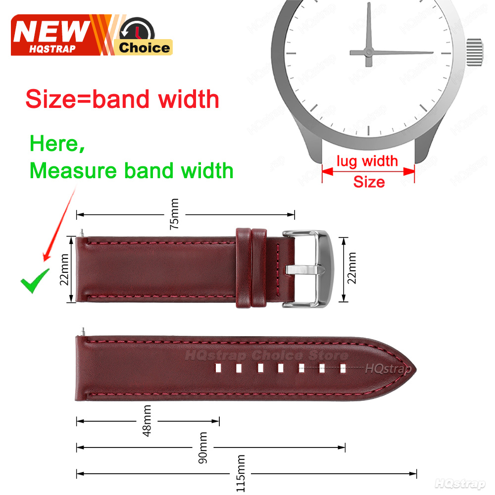 Baru 18/20/22/24Mm Kulit Sapi  - Luxury Watch Class ulasan dan harga