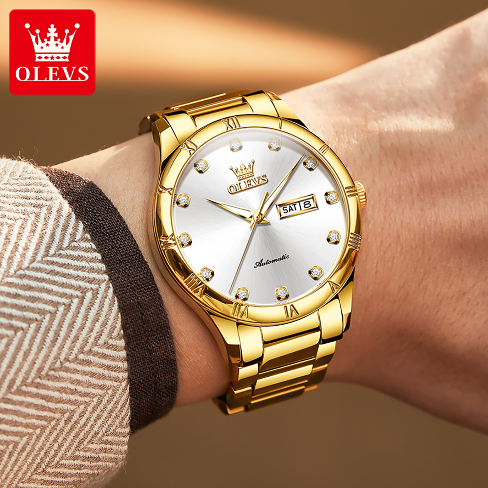 OLEVS Jam Tangan Pria Jam Tang - Luxury Watch Men ulasan dan harga