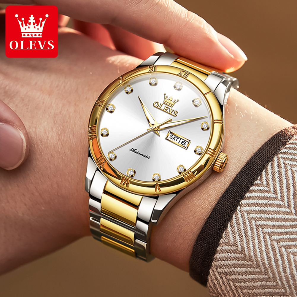 OLEVS Jam Tangan Pria Jam Tang - Luxury Watch Men ulasan dan harga