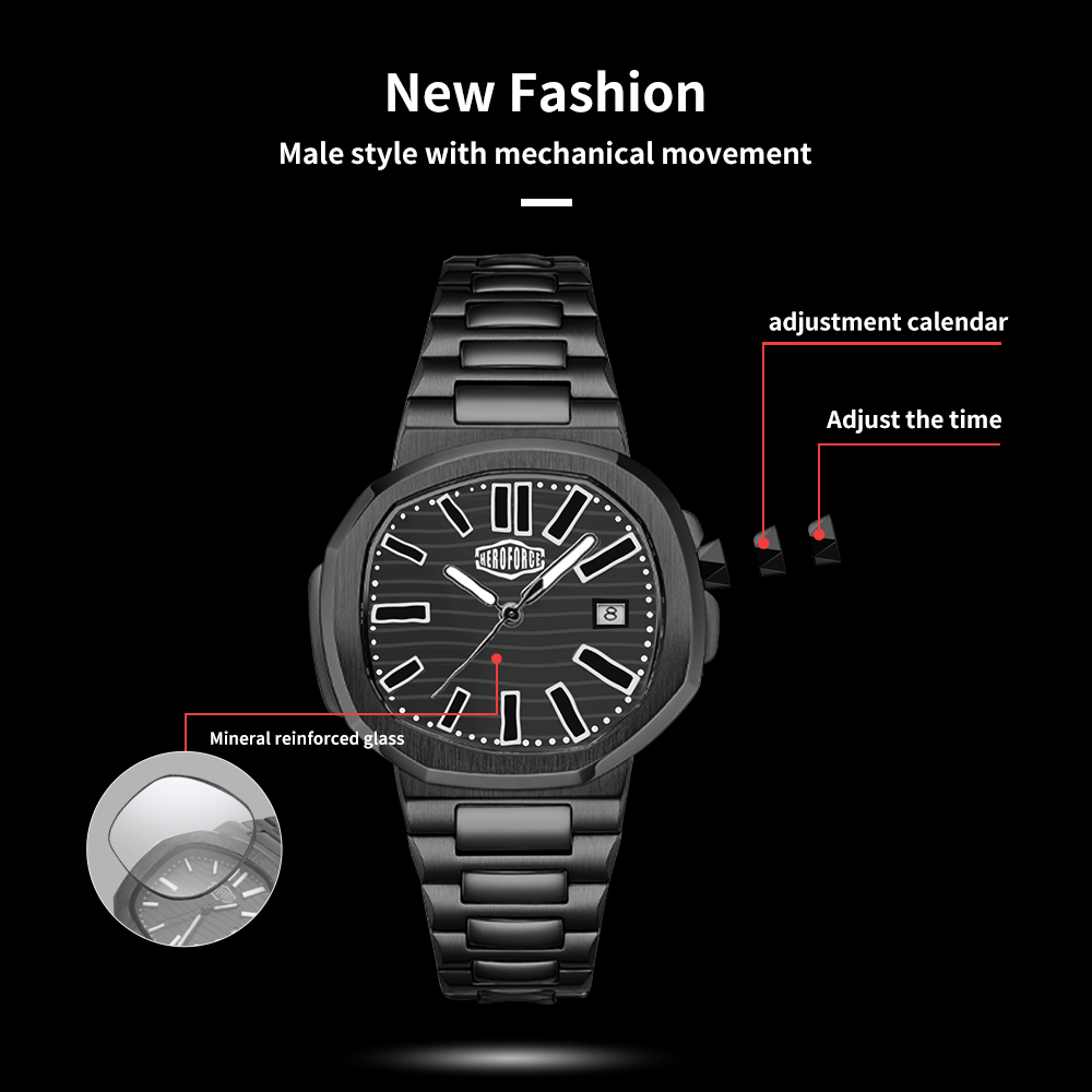 HEROFORCE Jam Tangan Pria Taha - Luxury Watch Low Price ulasan dan harga