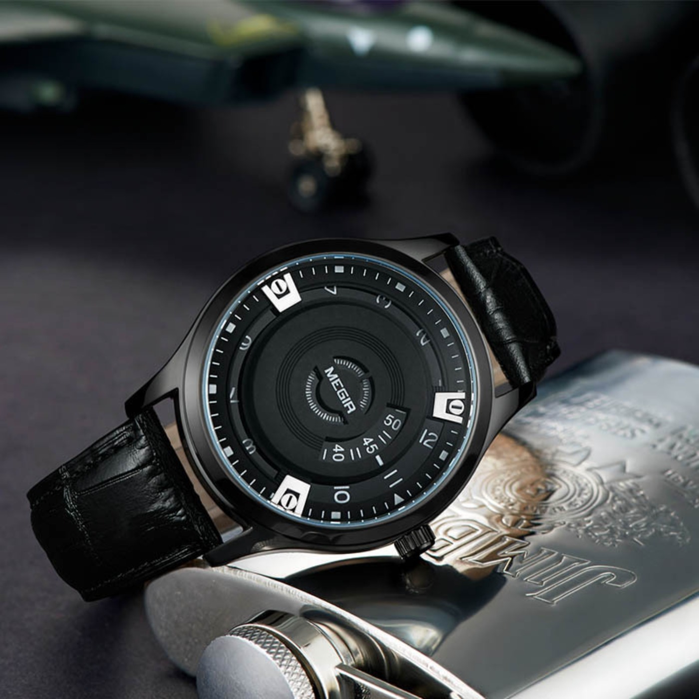 MEGIR Jam Tangan Pria Jam Tang - Luxury Watch Straps ulasan dan harga