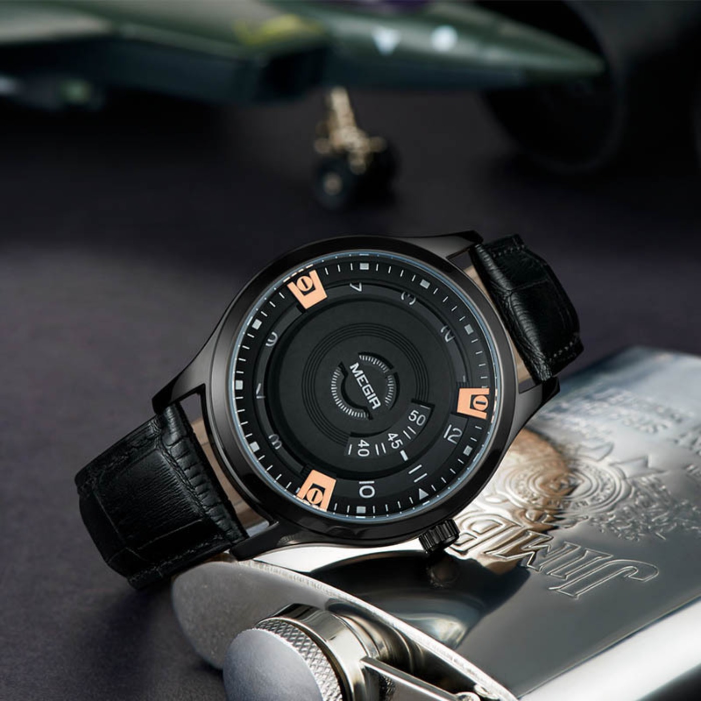MEGIR Jam Tangan Pria Jam Tang - Luxury Watch Straps ulasan dan harga