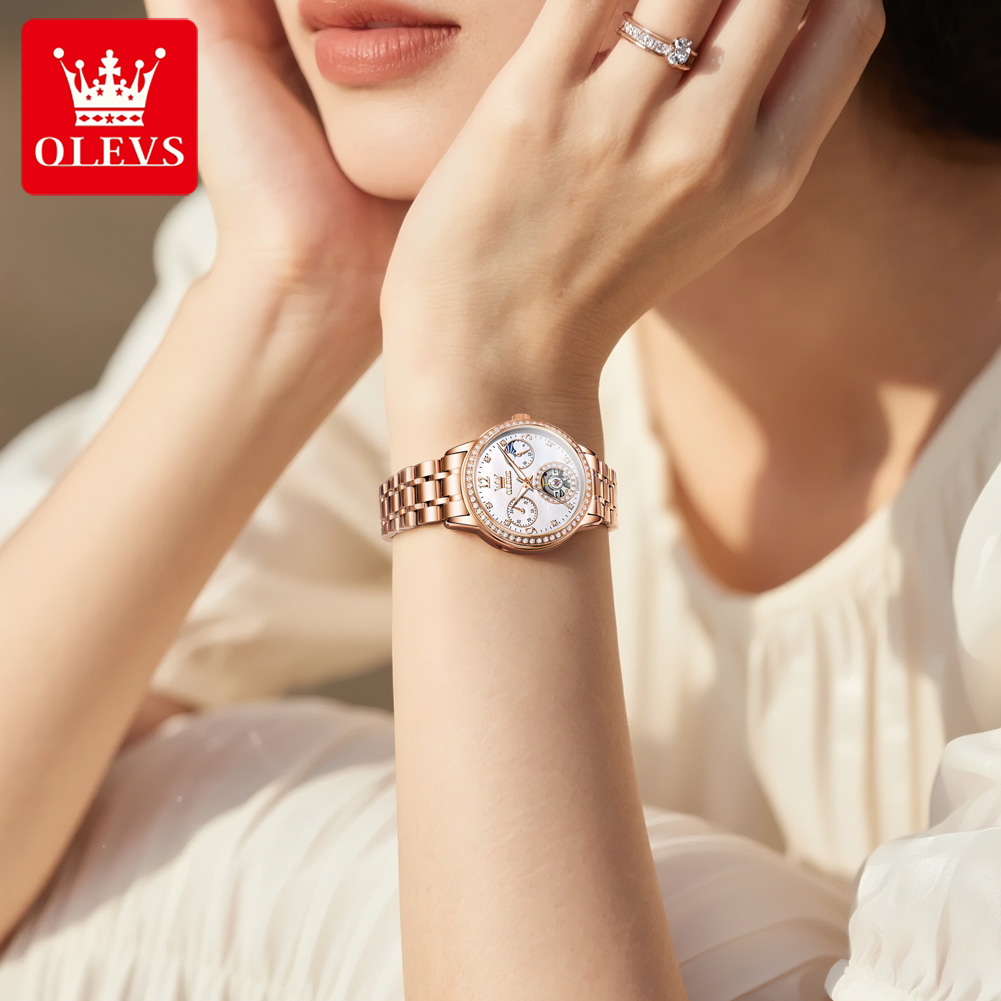 OLEVS Jam Tangan Wanita Jam Ta - Luxury Watch Usa ulasan dan harga