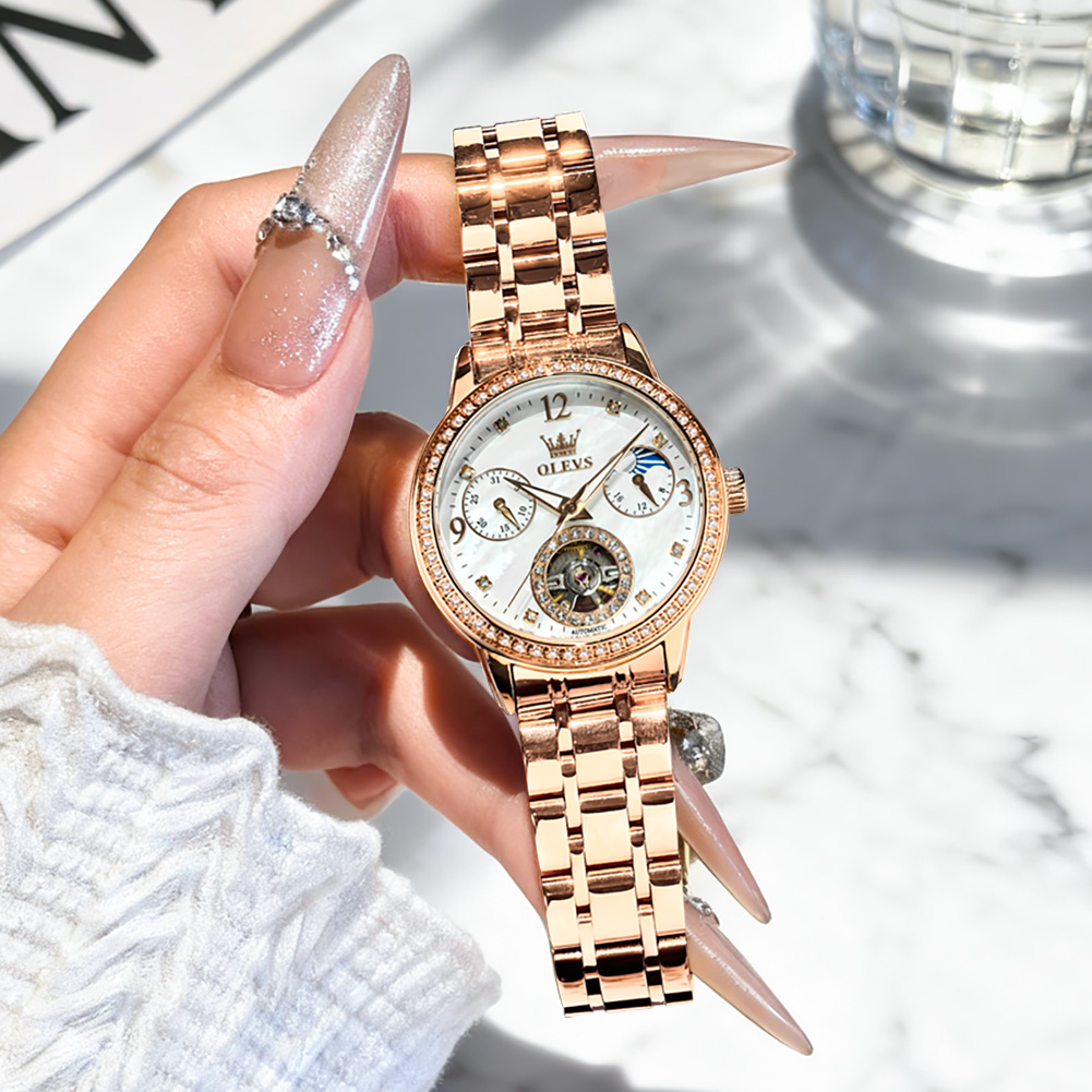 OLEVS Jam Tangan Wanita Jam Ta - Luxury Watch Usa ulasan dan harga