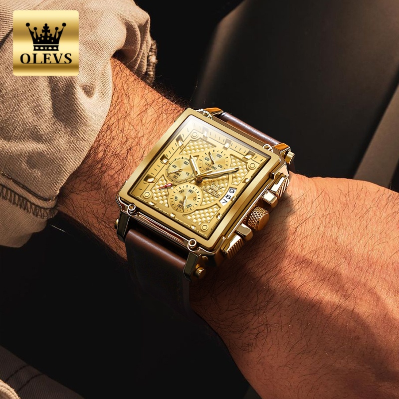 Jam Tangan Pria Merek OLEVS Ta - Luxury Watch Straps ulasan dan harga