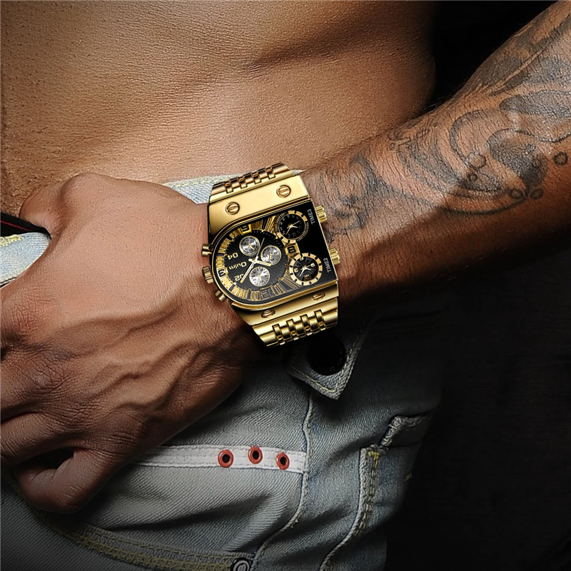 Jam tangan Quartz Oulm baru 20 - Luxury Watch Low Price ulasan dan harga