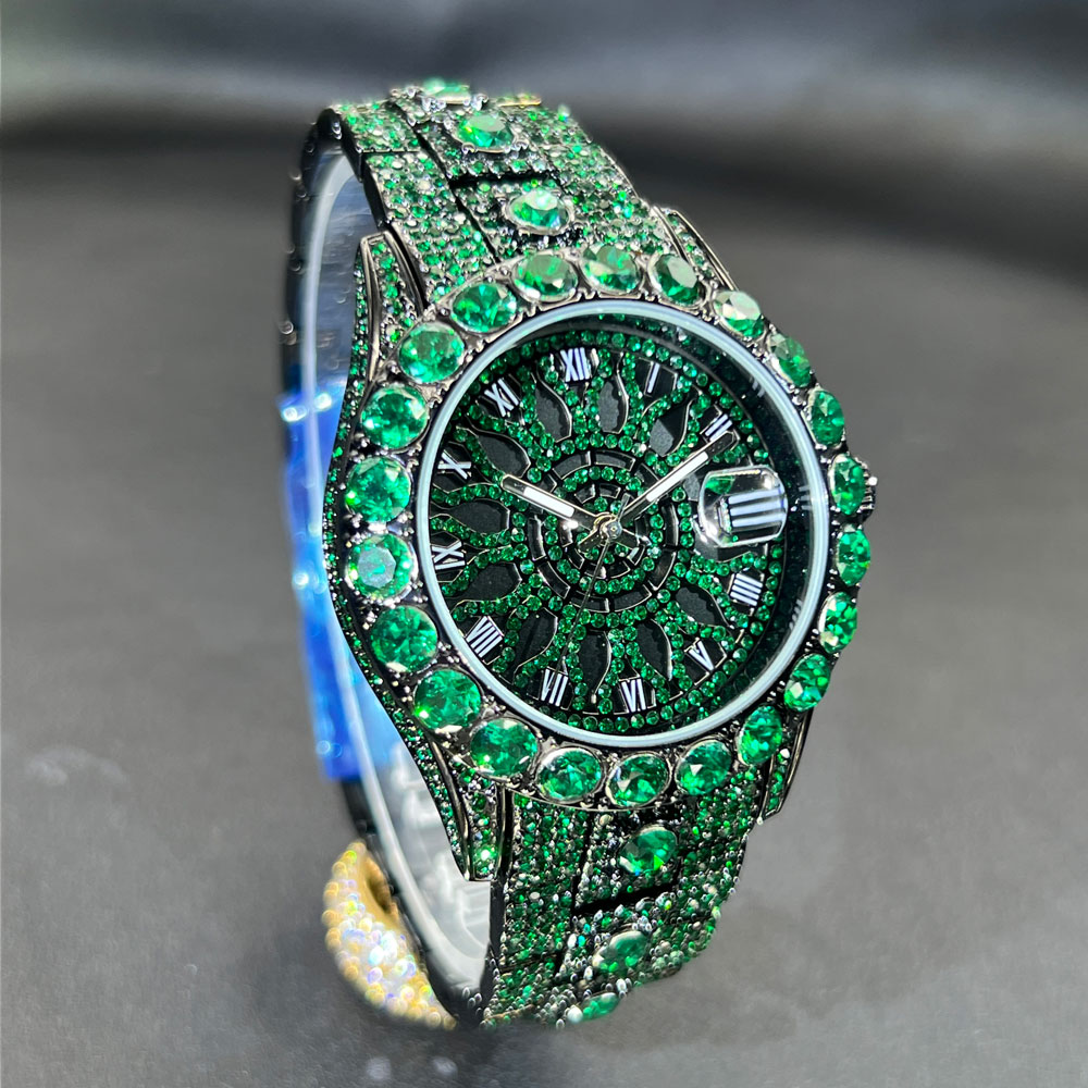 Jam Tangan Berlian Hijau untuk - Luxury Watch And Jewelry Brand ulasan dan harga
