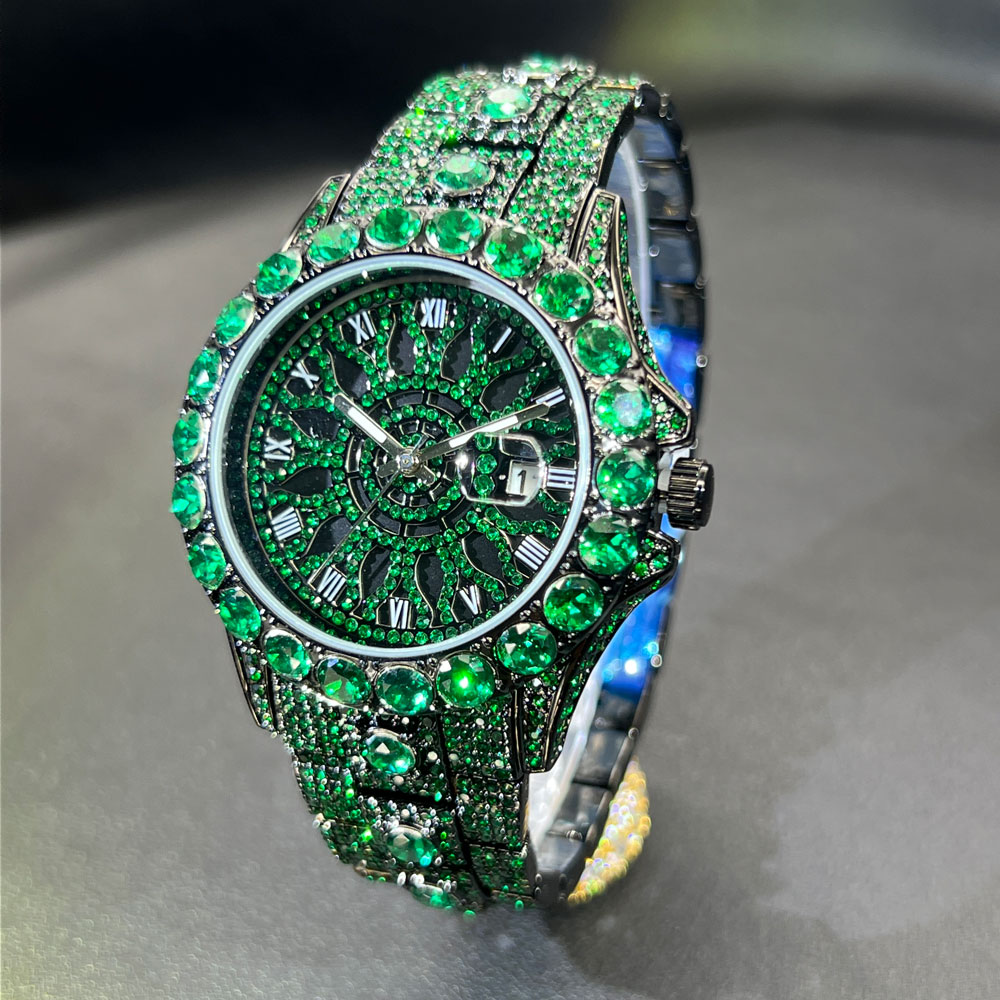 Jam Tangan Berlian Hijau untuk - Luxury Watch And Jewelry Brand ulasan dan harga