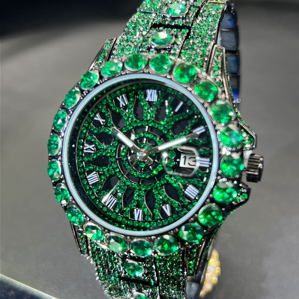 Jam Tangan Berlian Hijau untuk - Luxury Watch And Jewelry Brand ulasan dan harga