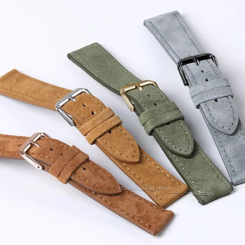 Gelang jam kulit asli Suede un - Luxury Watch Class ulasan dan harga