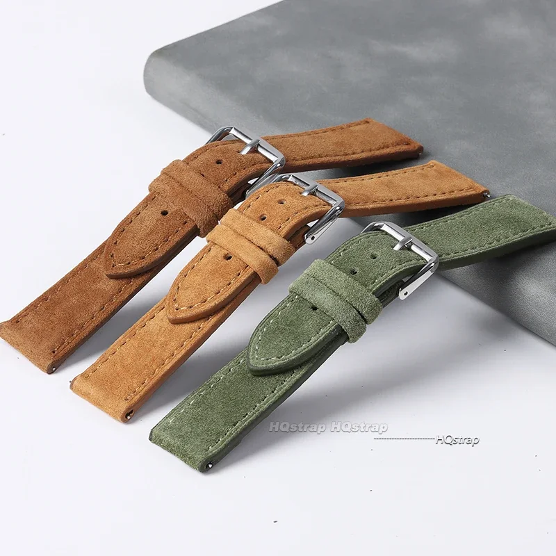 Gelang jam kulit asli Suede un - Luxury Watch Class ulasan dan harga
