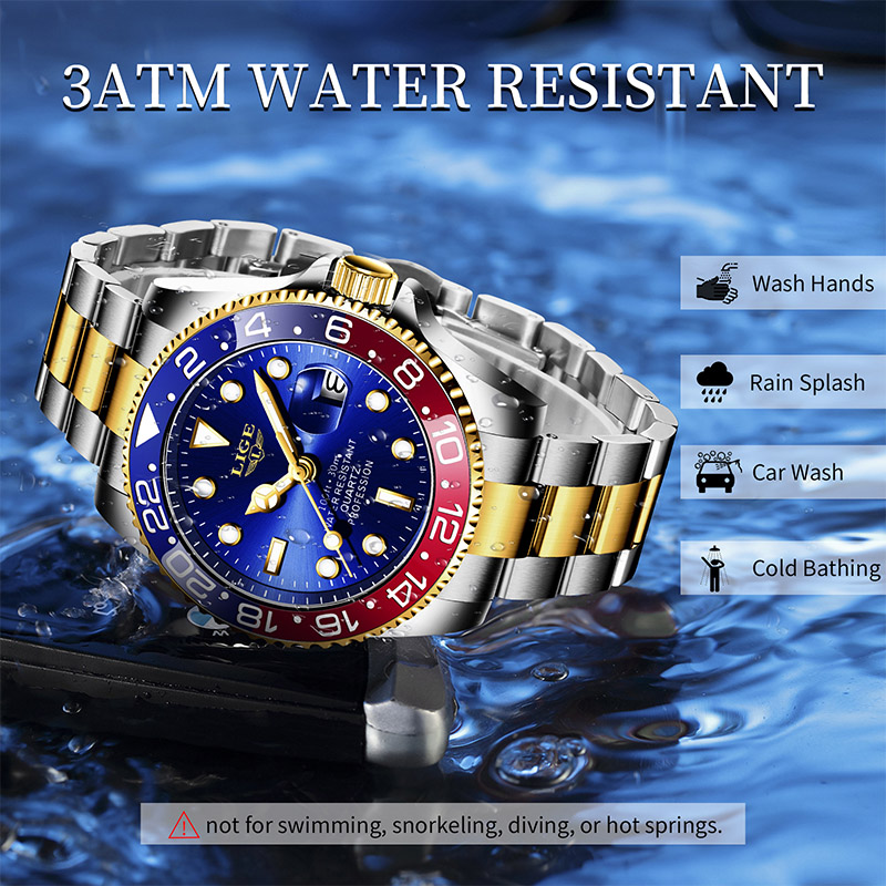 Jam tangan pria LIGE 2025 baru - Luxury Watch Low Price ulasan dan harga