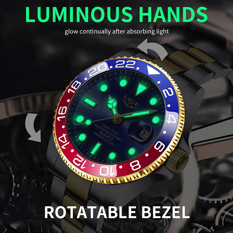 Jam tangan pria LIGE 2025 baru - Luxury Watch Low Price ulasan dan harga